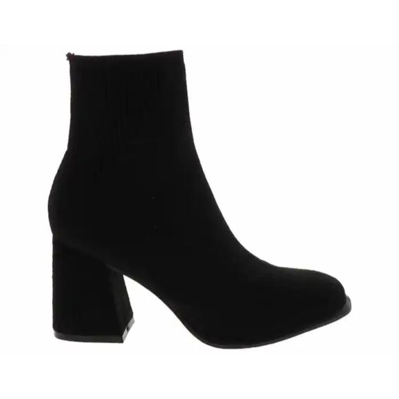 NWOT MIA PAMINA WOMEN’S BLACK HEELED BOOT Size 8 - Picture 1 of 13